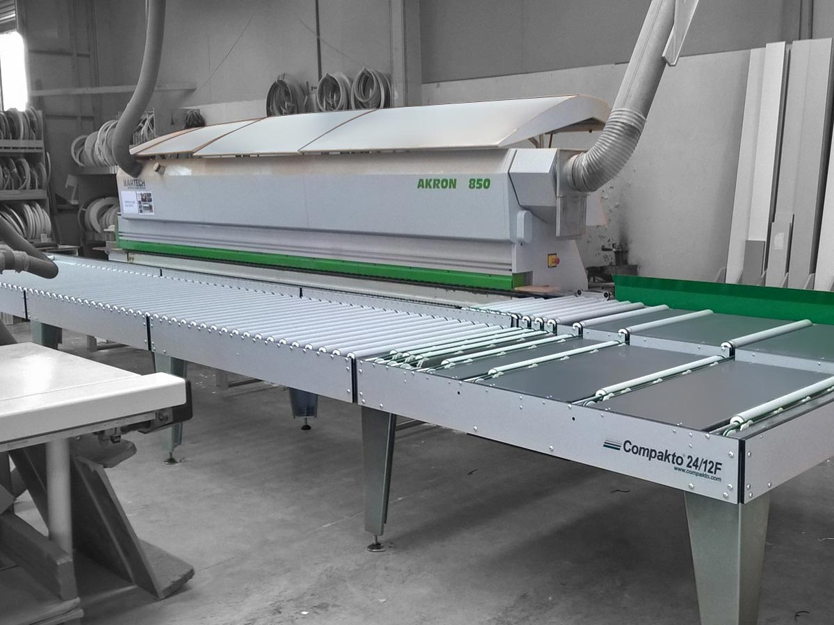 24-12F panel return on Biesse Akron edgebander